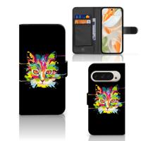 Google Pixel 9 | 9 Pro Leuk Hoesje Cat Color