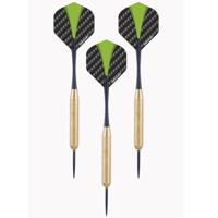 Longfield darts dartpijlen - 9x - messing - 23 gram - incl. etui - darten