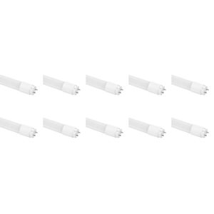 LED TL Buis T8 10 Pack - Aigi - 120cm 18W High Lumen 140 LM/W - Natuurlijk Wit 4000K