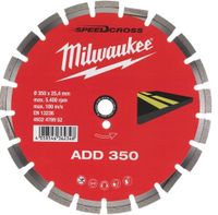 Milwaukee Accessoires Diamant High Performance Blad - Premium Speedcross Asfalt ADD 350 mm - 1 pc - 4932478952