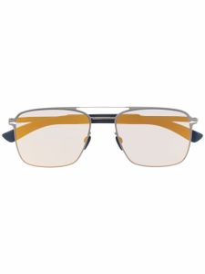 Mykita lunettes de soleil à monture rectangulaire - Bleu