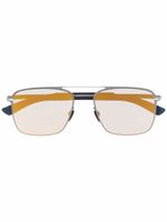 Mykita lunettes de soleil à monture rectangulaire - Bleu