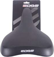 Edge Fietszadel towny met memory foam - zwart