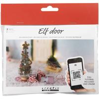 Creativ Company Mini hobbyset kabouterdeur, kerstboom, 1 doos