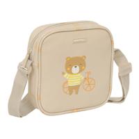 Schoudertas Safta Beer Beige 16 x 18 x 4 cm