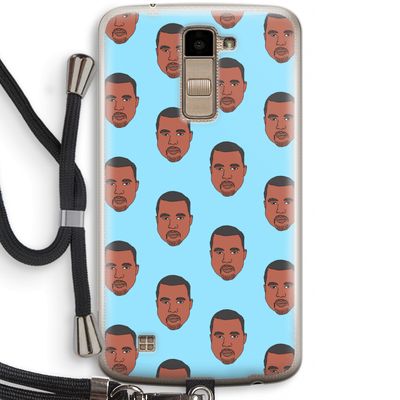 Kanye Call Me?: LG K10 (2016) Transparant Hoesje met koord