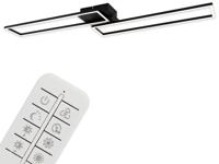 Briloner Plafondlamp (rechthoekig (zwart))