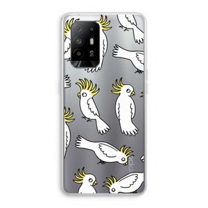 Papegaai: Oppo A95 5G Transparant Hoesje