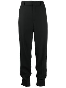GANNI pantalon de costume à coupe fuselée - Noir