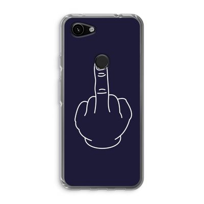 F**k U: Google Pixel 3a Transparant Hoesje