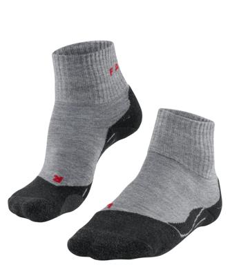 Falke Tk2 Explore Short Heren Wandelsok Light Grey 42-43