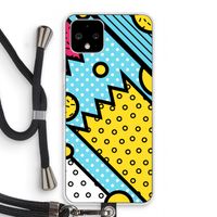 Pop Art #1: Pixel 4 Transparant Hoesje met koord