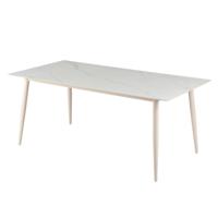 Eettafel Senne Keramisch Wit 180cm - Giga Meubel