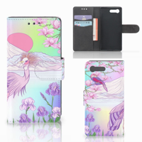 Sony Xperia X Compact | Telefoonhoesje | Met pasjeshouder | Bird