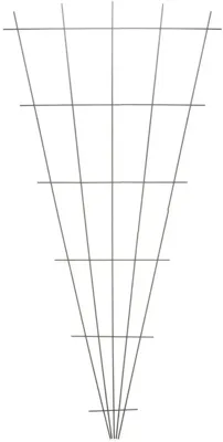 Nature Klimrek metl v-vorm 5-75x150 cm grijs