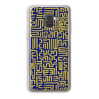 Majorelle Blue Print: Samsung Galaxy A8 (2018) Transparant Hoesje