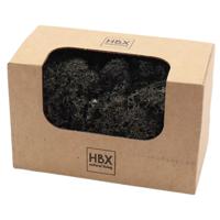 HBX Natural Living Decoratie mos - zwart - 50 gram - rendiermos    -