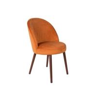 Dutchbone Barbara Eetkamerstoelen Oranje - Set van 2