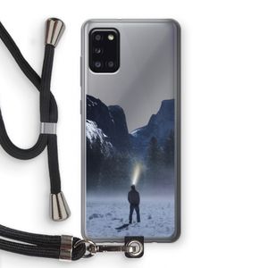 Wanderlust: Samsung Galaxy A31 Transparant Hoesje met koord