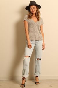 re/done Re/Done - jeans - 90S High Rise Loose - bleach destroy