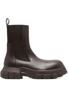 Rick Owens bottines Edfu en cuir - Marron