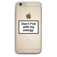 My energy: iPhone 6 Plus / 6S Plus Transparant Hoesje