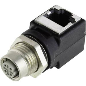 Harting 21 03 381 4401 Sensor/actuator verdeler en adapter M12 Aantal polen (sensoren): 4 Bus, haaks 1 stuk(s)