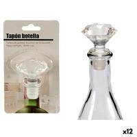 Luchtdichte flessendop Kinvara 25013 25013 Transparant 4,5 x 14,5 x 8,5 cm Diamant (12 Stuks)