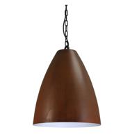 Masterlight Landelijke industrie hanglamp Industria 41 roestbruin met zwart 2010-25-06-K