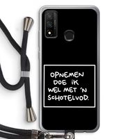Schotelvod: Huawei P Smart (2020) Transparant Hoesje met koord