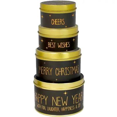 'My Flame - 4 kaarsen Giftbox Zwart' kopen? | FOR YOU GIFTS