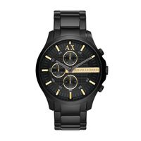 Horlogeband Armani Exchange AX2164 Staal Zwart 22mm