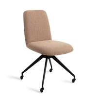 Jesper Home Eetkamerstoel 'Taiwa' Glide Black, kleur Whisper Wheat