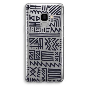 Marrakech print: Samsung Galaxy S9 Transparant Hoesje