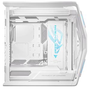Asus GR701 ROG Hyperion White Midi-tower Gaming-behuizing Wit 4 voorgeïnstalleerde ventilators, Geïntegreerde verlichting, Stoffilter