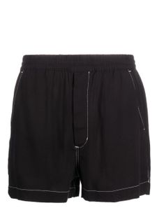 CDLP short à coutures contrastantes - Noir