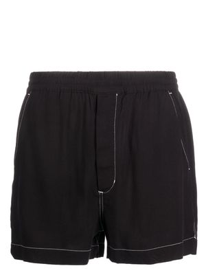 CDLP short à coutures contrastantes - Noir
