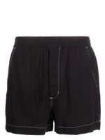CDLP short à coutures contrastantes - Noir