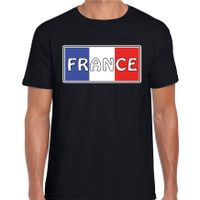 Frankrijk / France landen t-shirt zwart heren