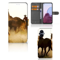 OPPO Reno 8 Lite | OnePlus Nord N20 Telefoonhoesje met Pasjes Design Cowboy - thumbnail