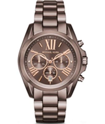 Horlogeband Michael Kors MK6247 Roestvrij staal (RVS) Bruin 20mm