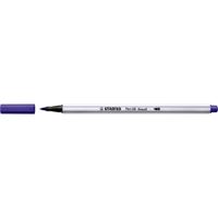 STABILO Pen 68 brush, premium brush viltstift, paars, per stuk