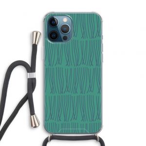 Swirls: iPhone 12 Pro Transparant Hoesje met koord