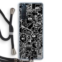 Vexx Black City : Sony Xperia 5 II Transparant Hoesje met koord