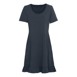 Comfortabele jurk van bio-jersey, nachtblauw Maat: 40