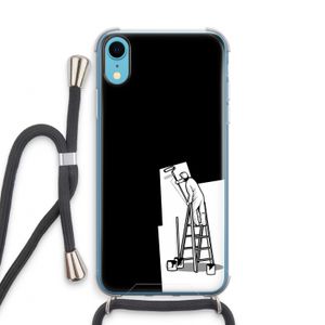 Musketon Painter: iPhone XR Transparant Hoesje met koord