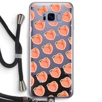 Just peachy: Samsung Galaxy S8 Plus Transparant Hoesje met koord