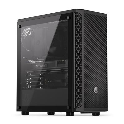 endorfy Signum 300 Air Midi-tower PC-behuizing Zwart 4 voorgeïnstalleerde ventilators, Zijvenster, Stoffilter