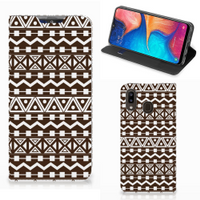 Samsung Galaxy A30 Hoesje met Magneet Aztec Brown