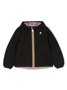 K Way Kids veste réversible à patch logo - Noir